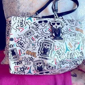 Karl Lagerfeld large tote